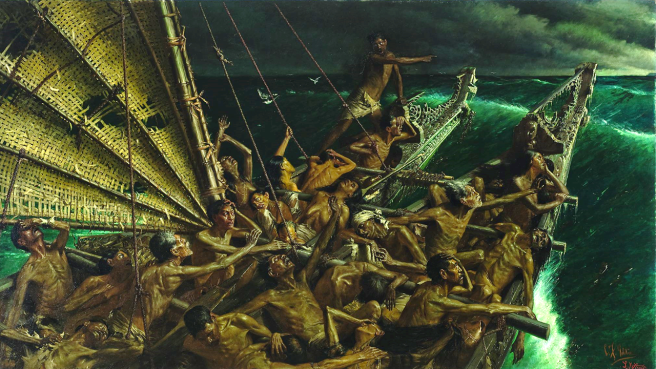 AFishyTale12ArrivalOfMaori